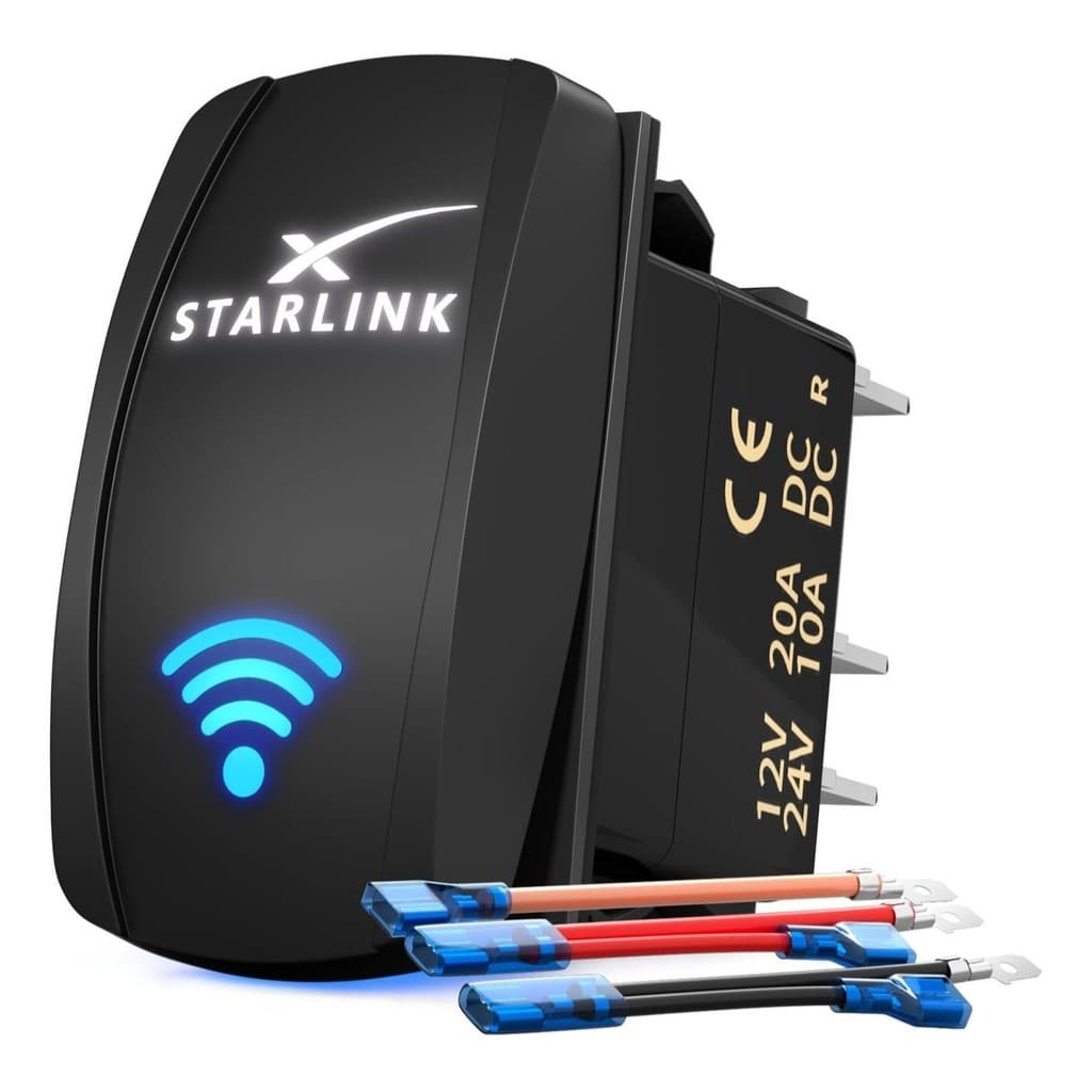 Botão Interruptor Led Antena Starlink Mini E Gen 3 P/ Barco