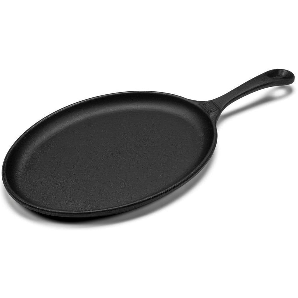 Chapa oval ferro fundido 25x18x2cm 0,3L cabo  Panela Mineira