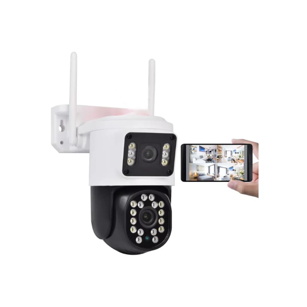 Câmera de Rastreamento Automático de Luz, Tela Dupla, FullHD, Wifi, Sem Alarme - SC-B20