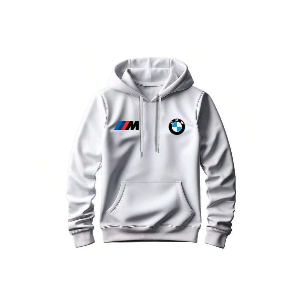 Moletom Masculino Canguru Blusa de Frio Estampado BMW