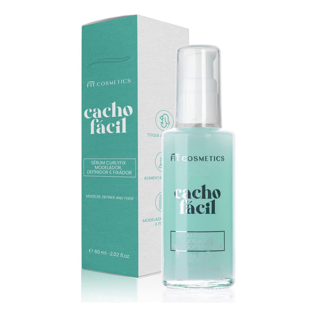 Sérum Modelador Capilar Cacho Fácil Fit Cosmetics 60ml
