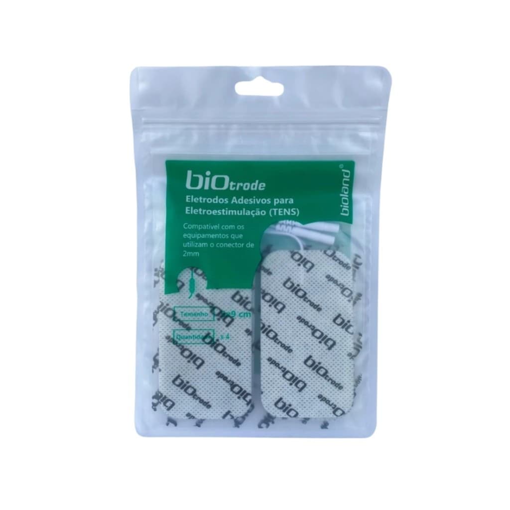 Eletrodo Adesivo Para Fisioterapia Quadrado 5x9cm Bioland