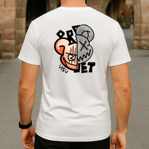 Camiseta Básica Masculina | Estampa Bear | Streetwear Premium
