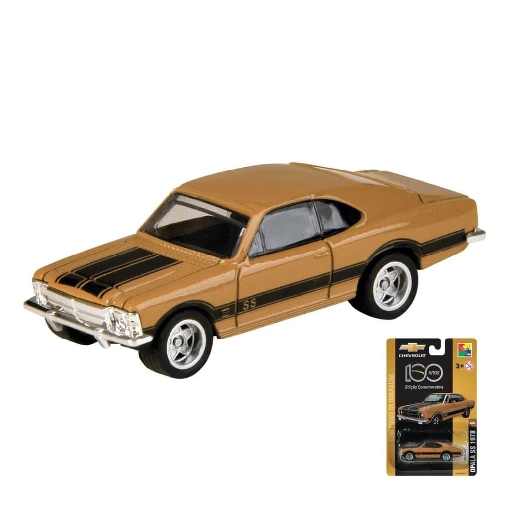 Carro Miniatura Opala 1978 SS 1/64 Marrom - Cks Toys
