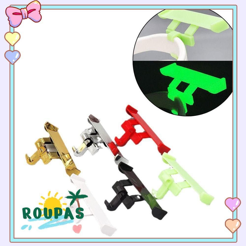 ROUPAS  2 Peças Caverna Chinelo Cauda Decoração Buraco Acessórios Para Sapatos Casuais Clipes De