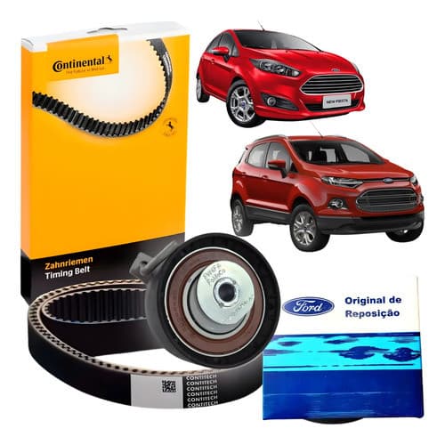 Kit Correia Dentada New Fiesta New Ecosport Ka Sigma 1.6 16v
