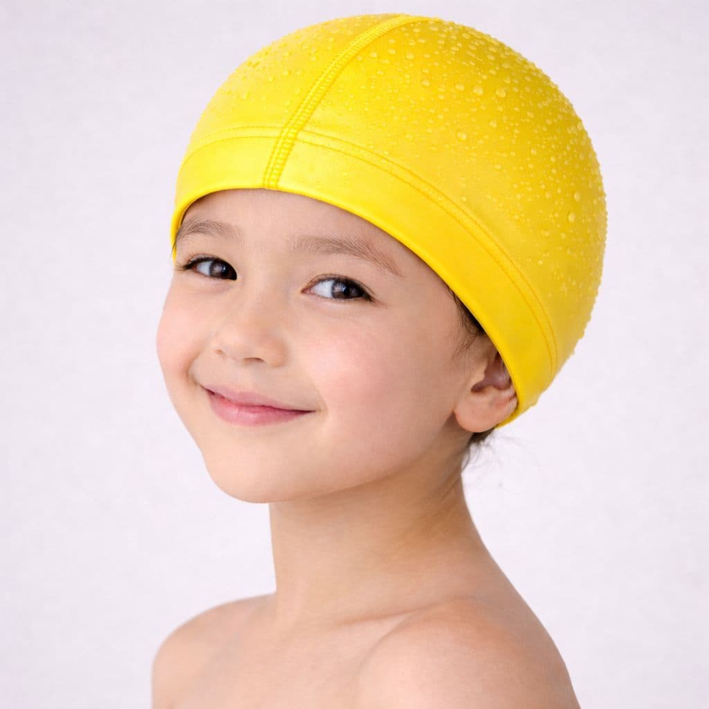TOUCA DE NATAÇÃO INFANTIL LISA DE PU PISCINA