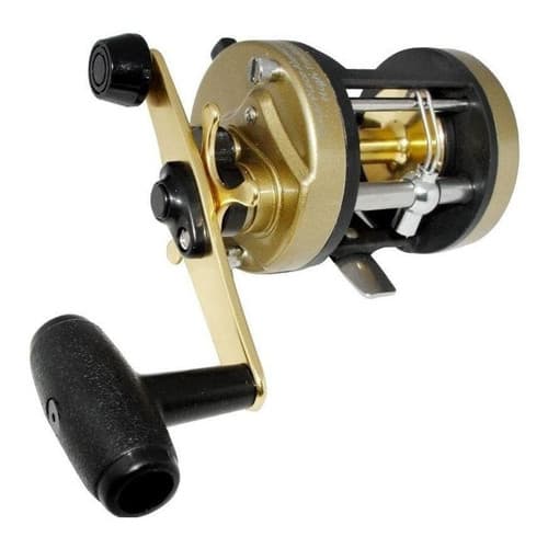 Carretel Carretilha Pesca Marine Sports Magna 5000 Drag 10kg Dourado Direito