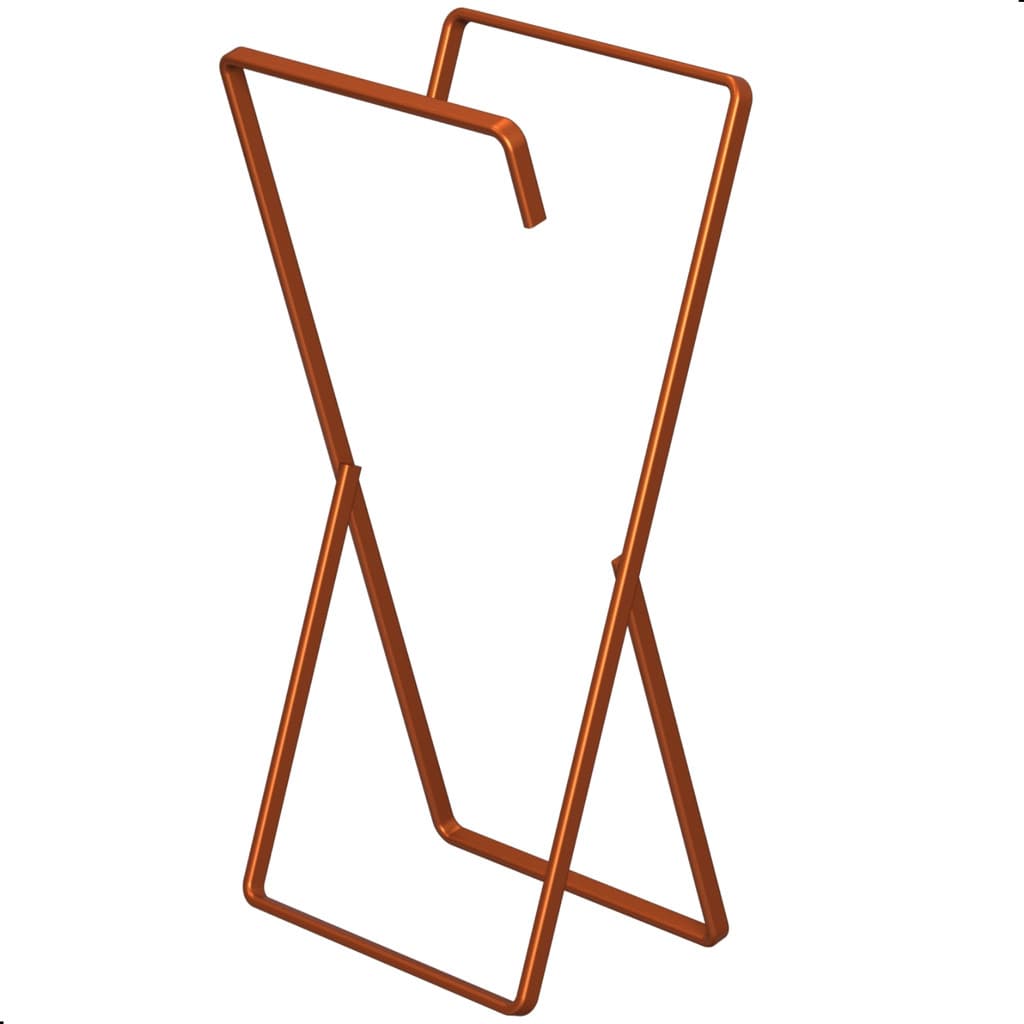 Porta Toalha de Rosto Banheiro Bancada Duplo Rose Gold Seul