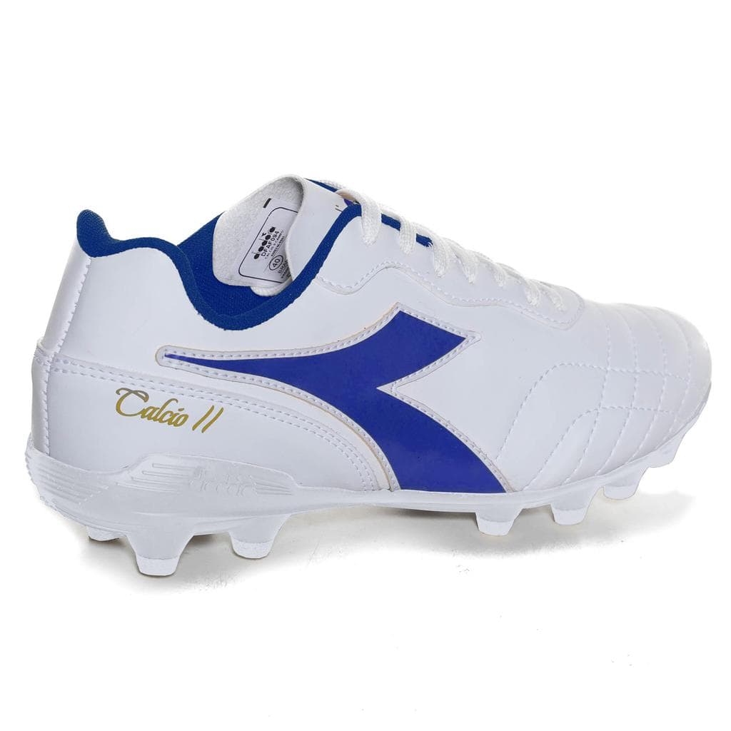 Chuteira Unissex Diadora Calcio II Campo Branco e Azul