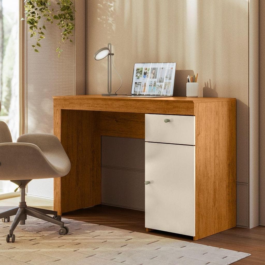 Escrivaninha Para Quarto Com 1 Porta E 1 Gaveta Lateral