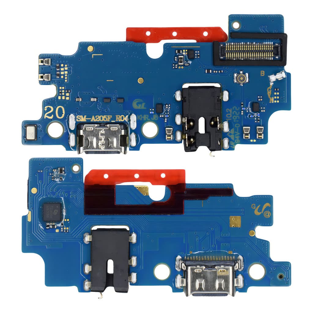 Placa Flex  Dock Conector Conector De Carga Compatível Galaxy A20 (a205)