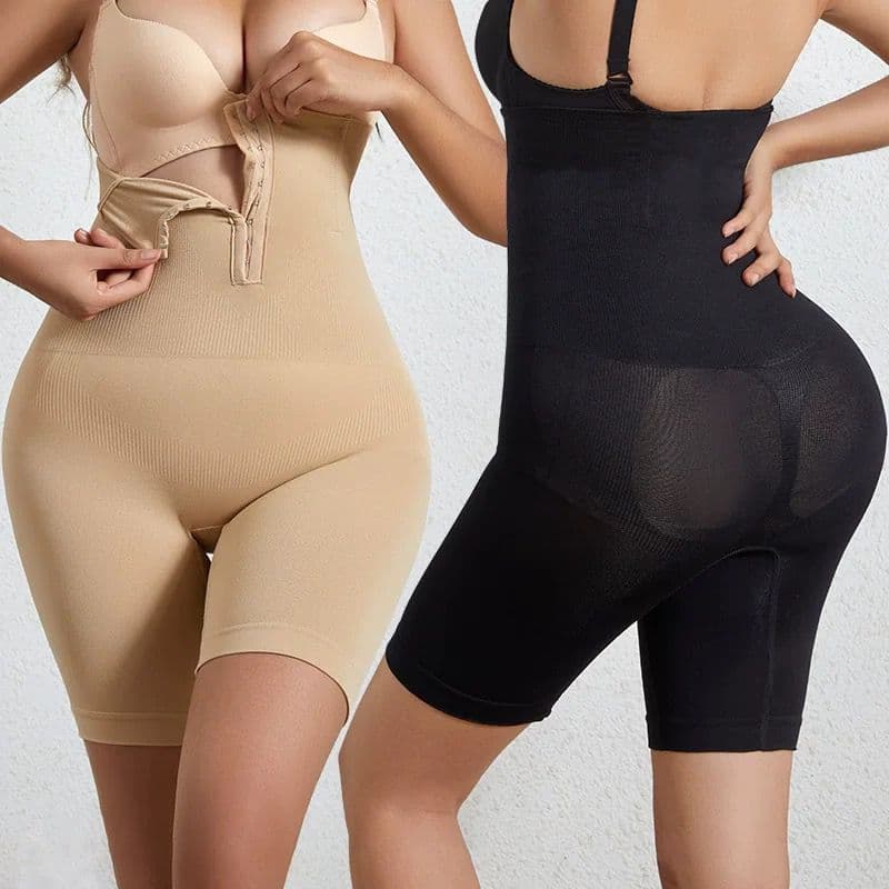 Bermuda Modeladora Alta Compressão Cinta Redutora Barriga Levanta Bumbum Feminina