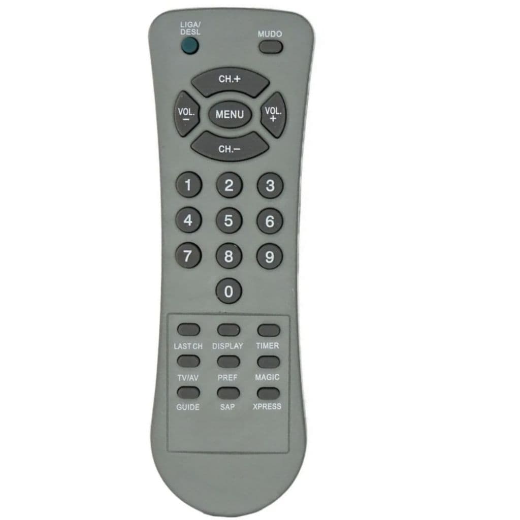 Controle Remoto Compatível Com Tv Philco Tubo Tv Antiga Lelong LE7168