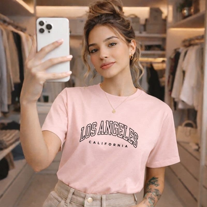Blusa Feminina Camiseta Verão Tendência Moda 2026 Lançamento Style