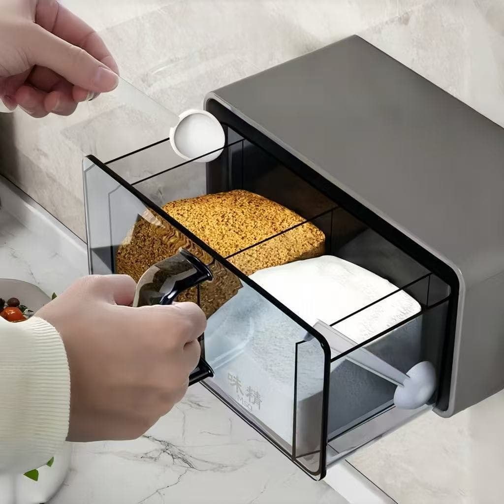 Porta Temperos de Parede para Cozinha com 2 Grades