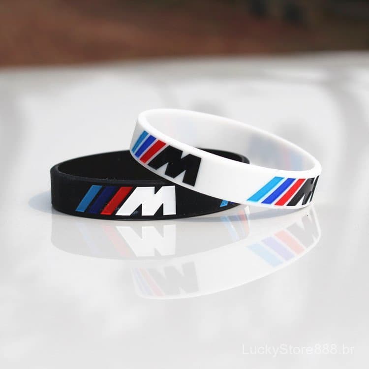 Pulseira esportiva de Silicone legal modelo Centennial BMW