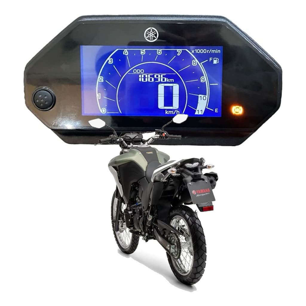 Pelicula de Proteção Para Painel de Moto Para Yamaha Lander 250 2025 Até 2025 +  1 Kit de Instalação