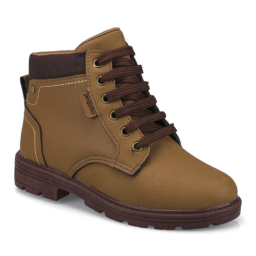 Coturno Infantil Masculino Explorer Bota Cano Curto Menino Inverno Passeio 75727 Pequito