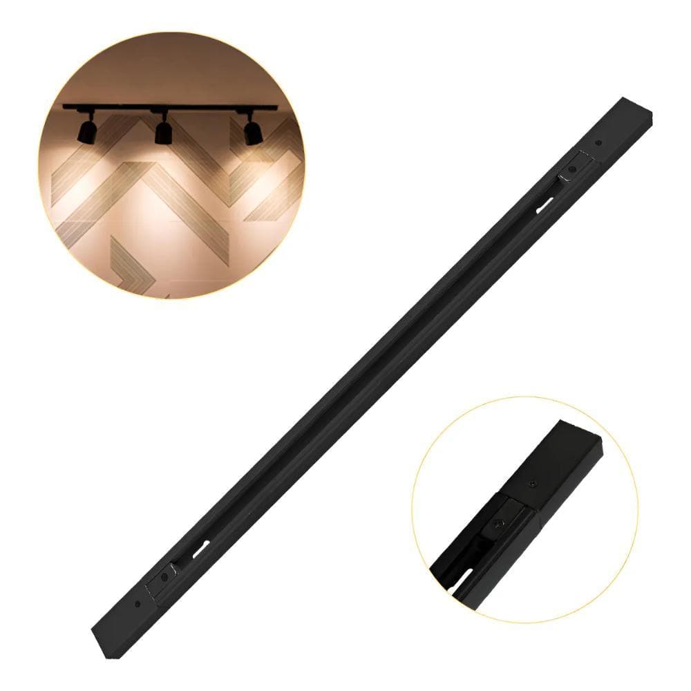 Trilho Eletrificado 1 Metro Preto Premium