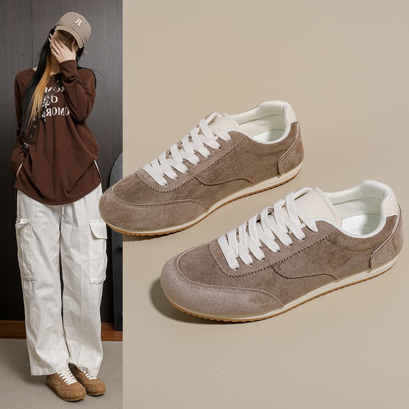 2026 primavera novo estilo versão coreana respirável Forrest Gump sapatos femininos ins estudante sapatos casuais femini