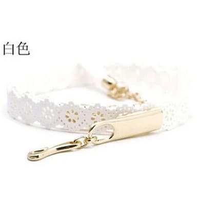 Versão coreana branco cinto fino vestido decorativo feminino moda All-Match coreano cinto saia cinto oco flor cintura co