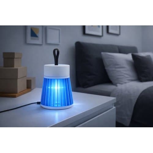 Luminária Repelente Insetos Usb Portátil Elétrica Anti Mosquito Proteção Ambiente Casa Jardim