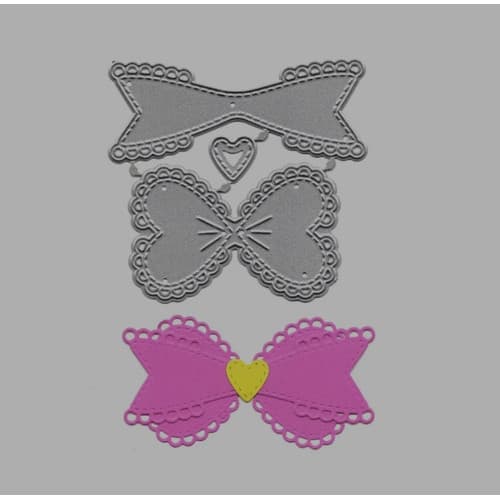 Faca De Corte E Relevo Scrapbook Laço Laçinho M 7,5 Cm