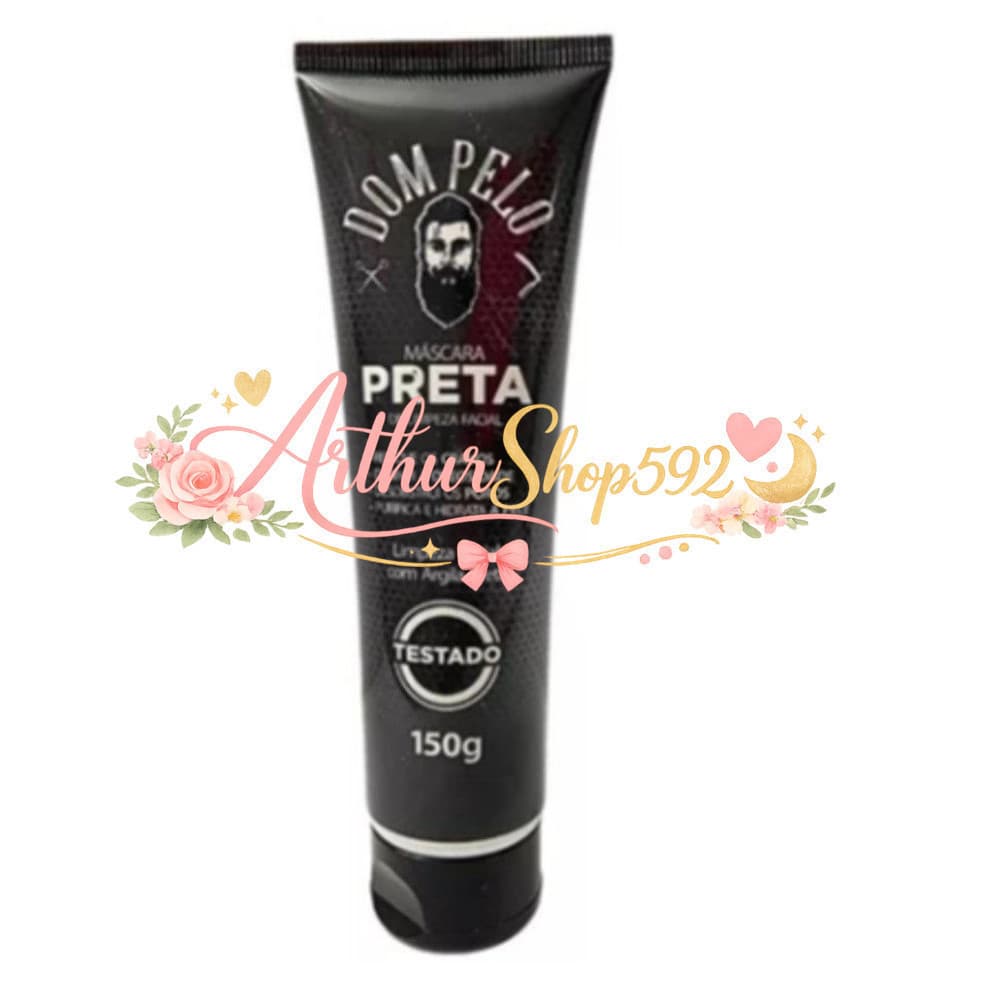 Mascara preta de limpeza facial DOM PELOXSQH
