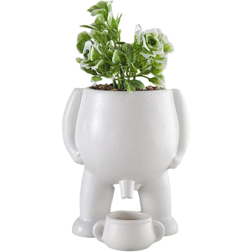 Vaso de Plantas com Formato Divertido - Vaso de Plantas com Design Inovador em Forma de Corpo e Tema de Urinação para Pl