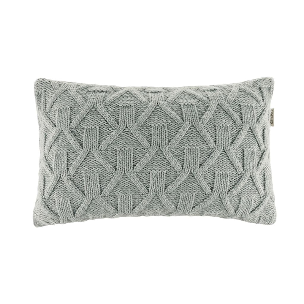 Almofada Decorativa Retangular Tricot Roman 30x50cm Karsten