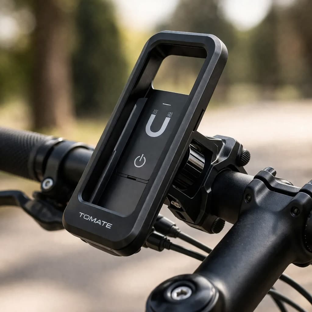 Suporte magnético Bolsa Prova D Água Capa De chuva para Celular Bike Moto gira 360