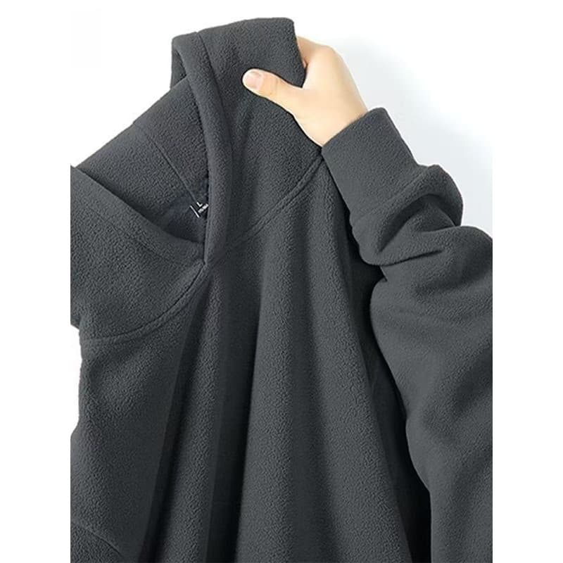 Jaqueta masculina de lã outono inverno velo Cardigan solto moletom Casual All-Match forro de lã engrossado topo masculin