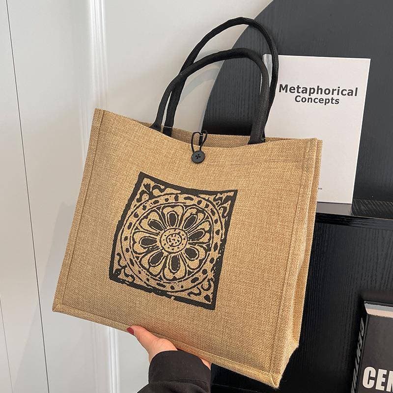 Bolsa tote masculina novo estilo bolsa de ombro feminina grande capacidade bolsa de lona estudante faculdade St