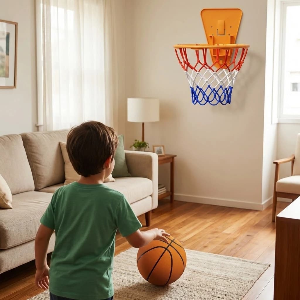 Bola Basquete Infantil Treinamento Esportivo Crianças Brinquedo Arremesso Jogo Parque