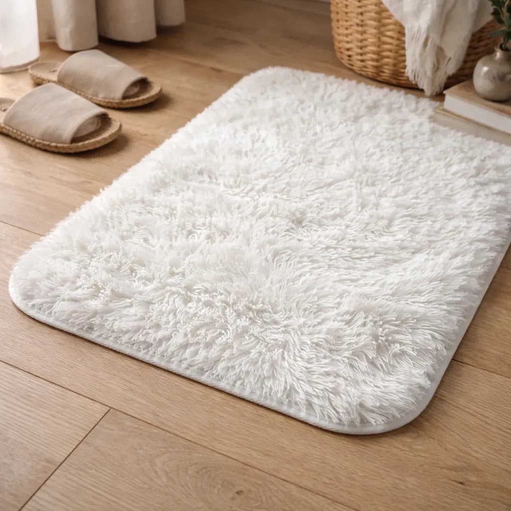 Tapete Passadeira Peludo Felpudo 1,00x0,60 Porta, Quarto