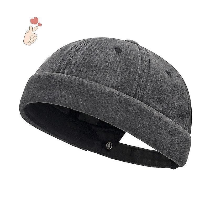 Boné Fashion Sem Aba , Gorro Sólido , Cor Sólida De Marinheiro , Masculino , Feminino , Ajustável , Chapéu De Pai