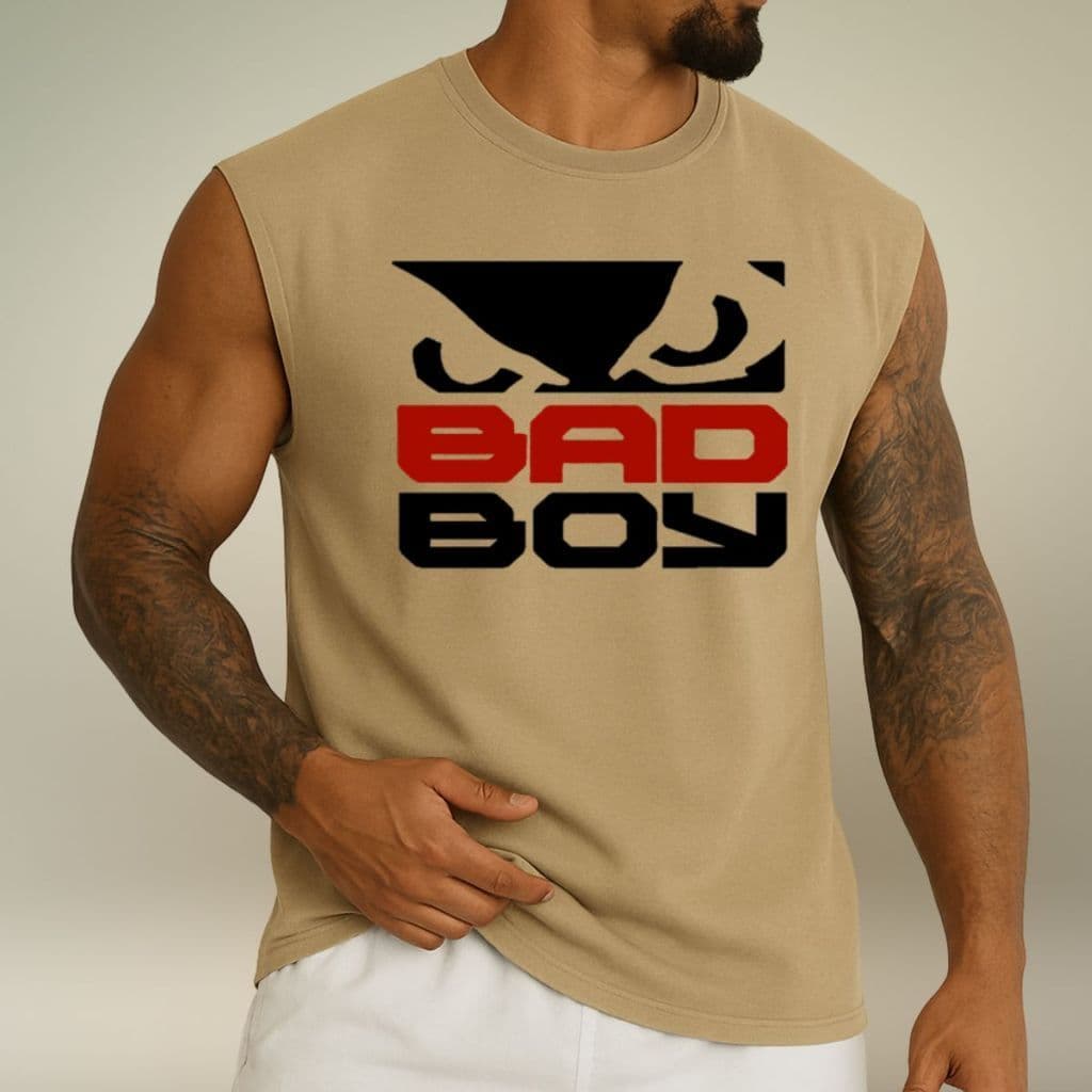 Camiseta Regata Oversized Masculina Badboy Novo Camisa Machão Algodão Academia Treino