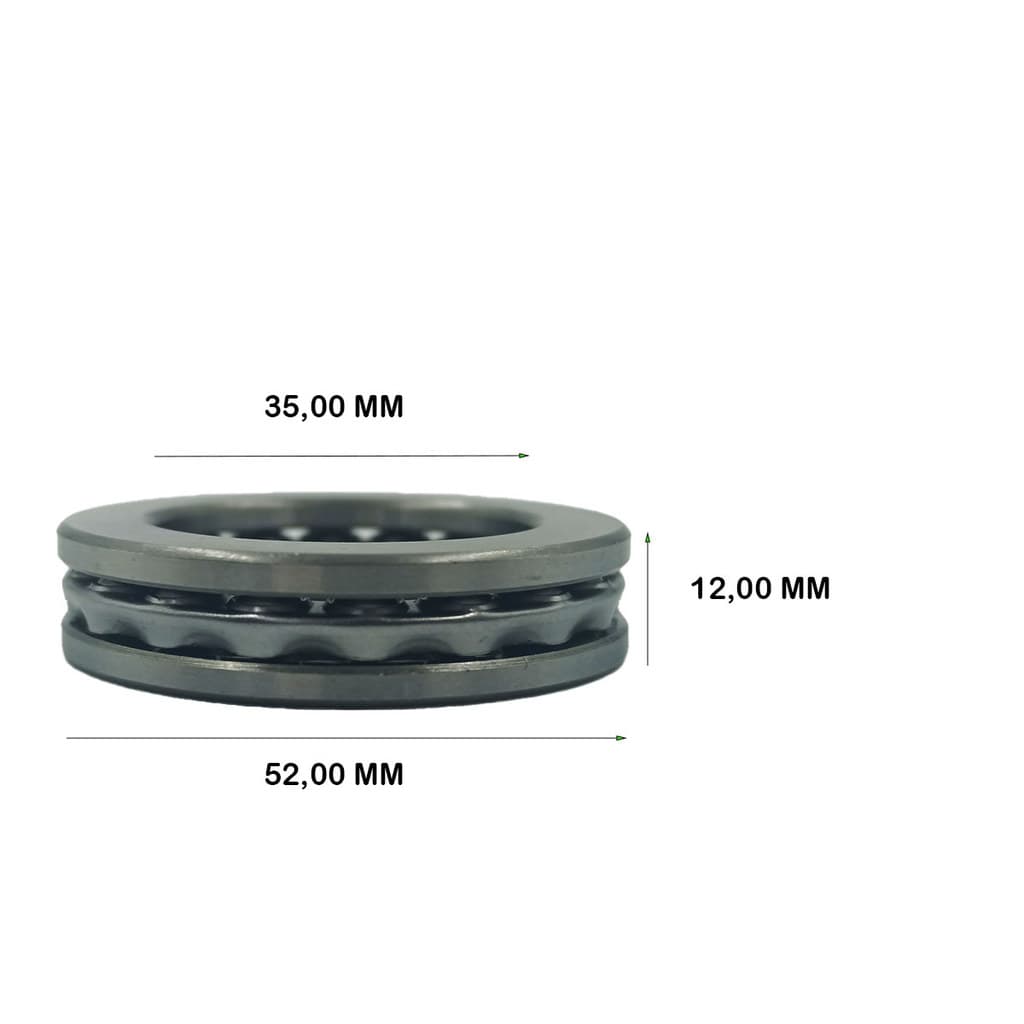Rolamento Axial de Esferas 51107 Lavadora Stihl Re88 Re90