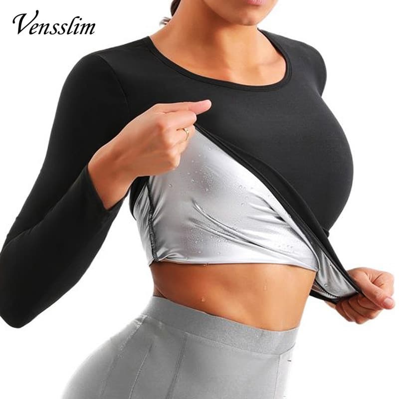 Venslim Emagrecimento Queimador De Gordura Topos Feminino Corpo Shaper Barriga Trimmer Sauna Colete Quente Therom Cintur