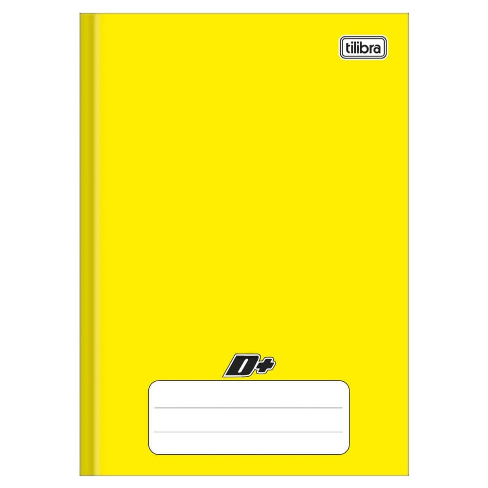 Caderno Universitario Brochura TILIBRA D+ Amarelo GRANDE 96 Folhas