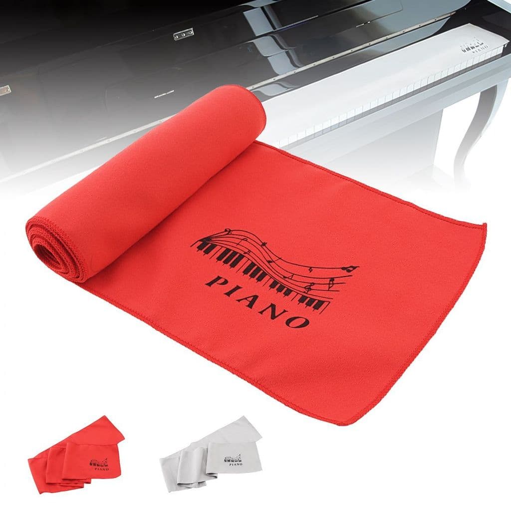135x15.5cm Pano De Microfibra Macio Teclado De Piano Capa Protetora Contra Poeira Para 88 Teclas