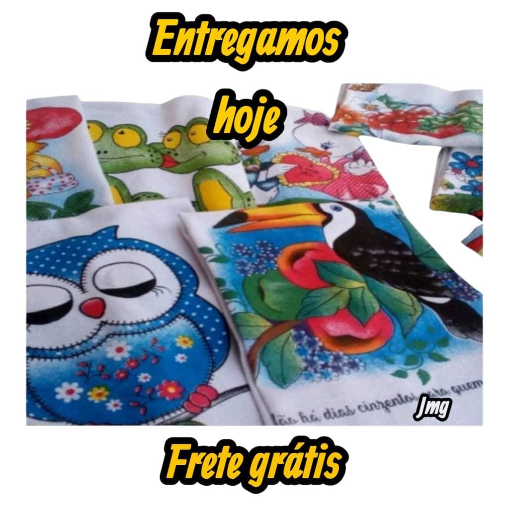 Pano de Prato Estampado Sortido com Acabamento em Bainha Guardanapo Toalha Secar Louça Nova Era Mandala