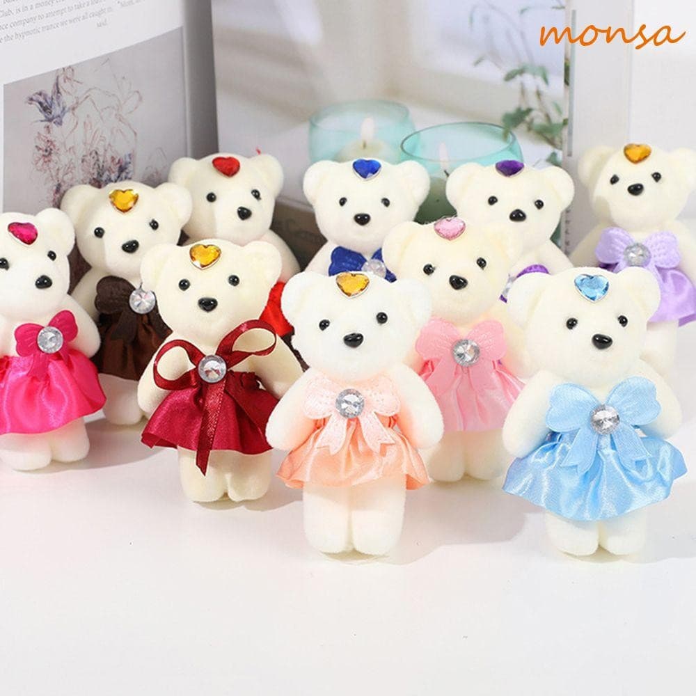 Boneca De Pelúcia MONSA Pequena Urso Decoração Cartoon Dia Dos Namorados Cute Plus Plush 10 PCS Doll