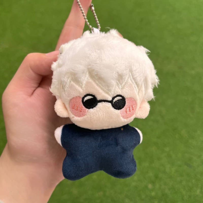 Chaveiro Anime Geto Suguru Satoru Gojos Plushie Brinquedo 12cm Jujutsu Kaisen Osso De Pelúcia Cosplay Suave Estrela Do Mar Corpo IC
