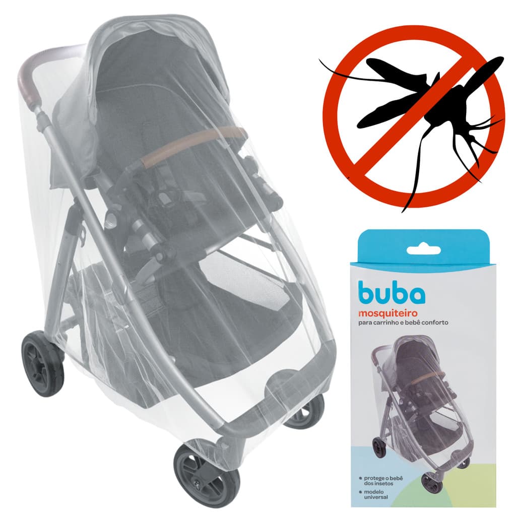 Mosquiteiro Para Carrinho E Bebê Conforto Buba