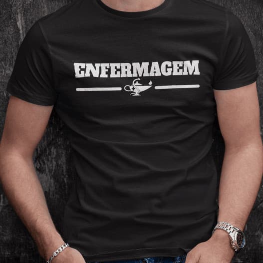 Camiseta Camisa Premium Enfermagem Faculdade Universidade Curso Técnico 100% Algodão