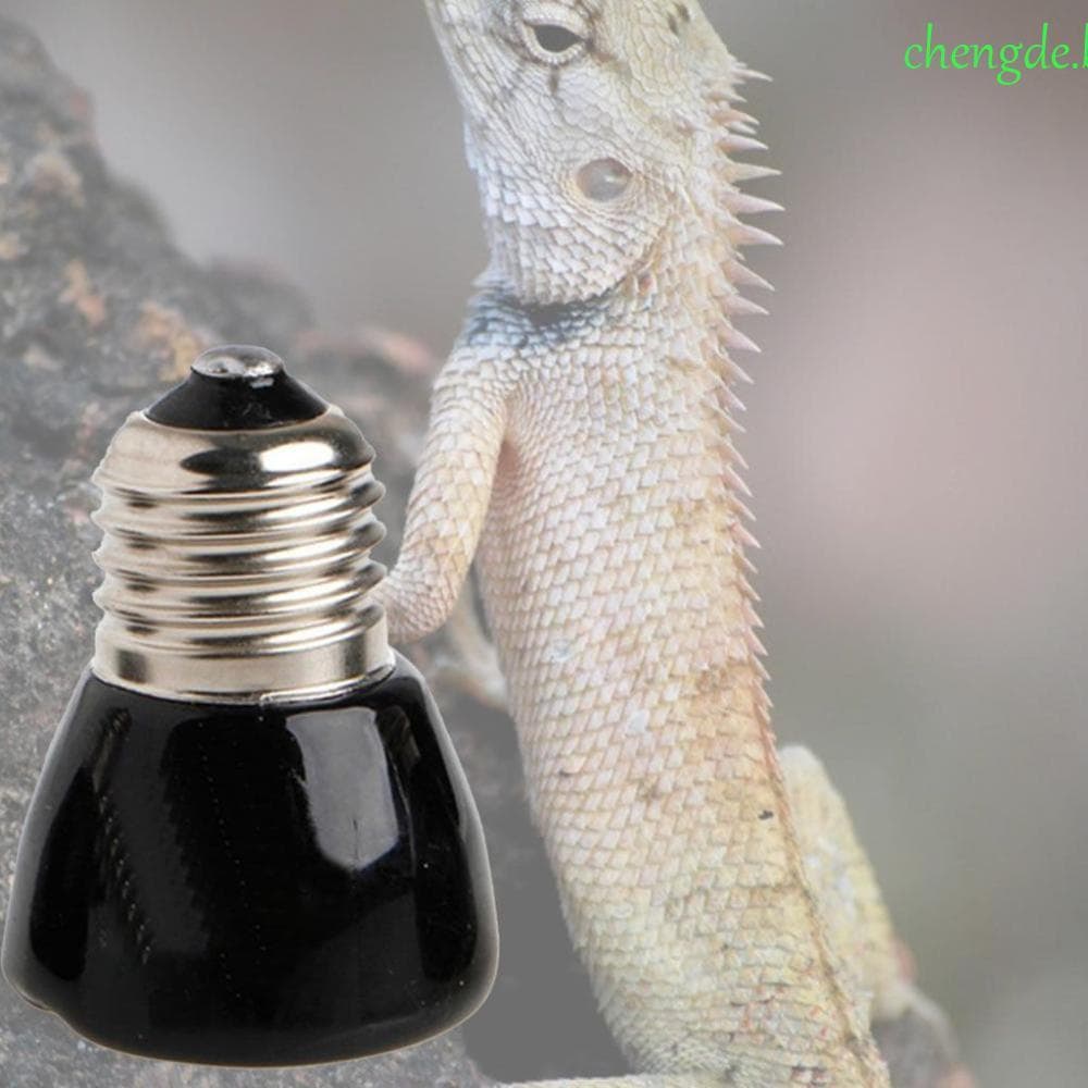 Lâmpada Para Répteis CHENGDEBR Material Cerâmico Preto E27 1 Peça 25/50/75/100W De Aquecimento Quente