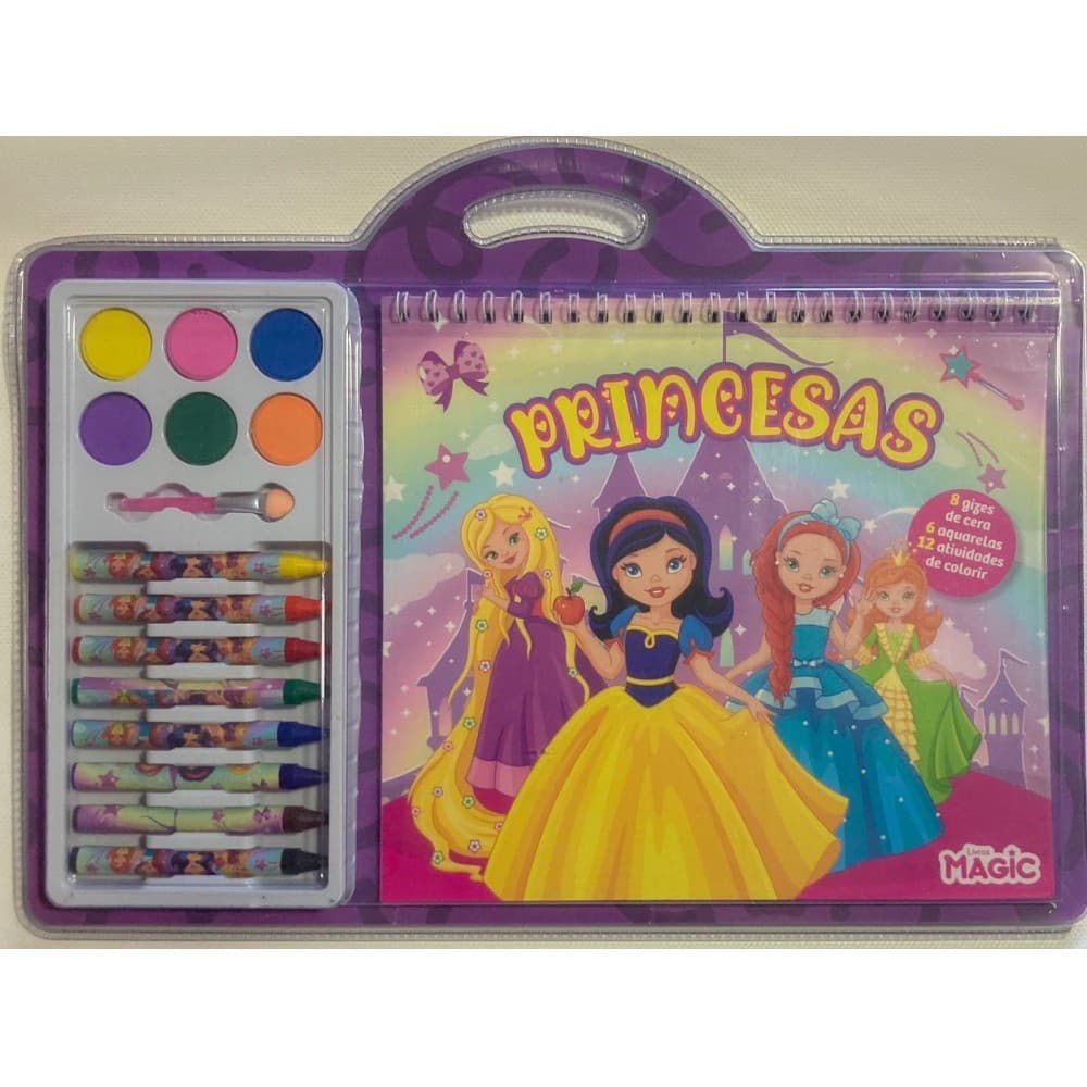 Livro Princesas - Cores em ação