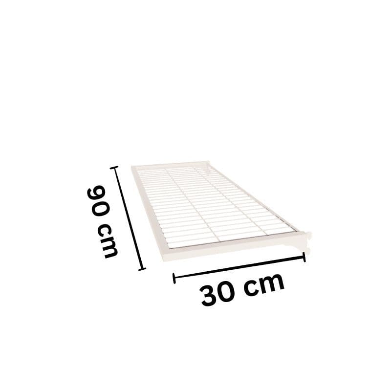 Prateleira Closet Modular - 90 x 30 Cm Branco